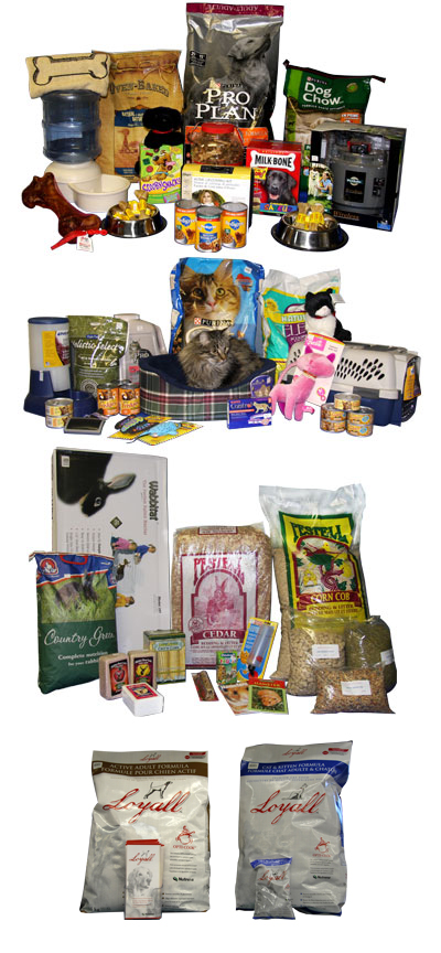 pet food and supplies at North York Farmers
